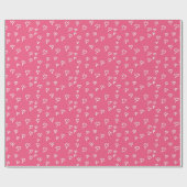 Hearts Wrapping Paper Cadeaupapier (Vlak)