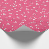 Hearts Wrapping Paper Cadeaupapier (Hoek)