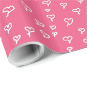 Hearts Wrapping Paper Cadeaupapier (Rol Hoek)