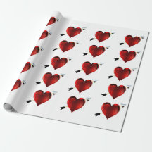 Hearts Wrapping Paper