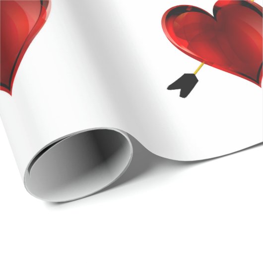Hearts Wrapping Paper Cadeaupapier (Rol Hoek)