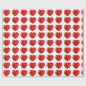 Hearts Wrapping Paper Cadeaupapier (Vlak)