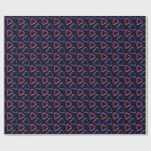 Hearts Wrapping Paper Cadeaupapier (Vlak)