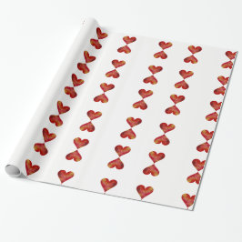 Hearts Wrapping Paper Cadeaupapier