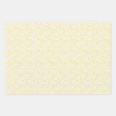 Hearts-Yellow Wedding-Moederdag-Valentijn Inpakpapier Vel (Voorkant 2)