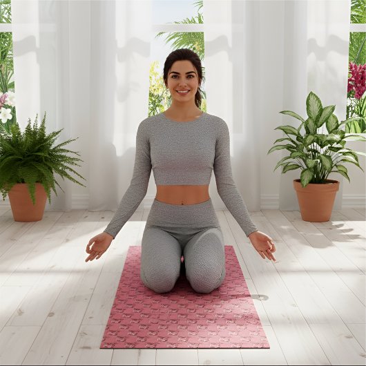Hearts Yoga Mat