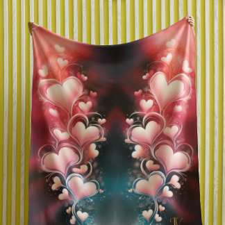 Heartscape Romantisch en psychedelisch Sherpa Deken