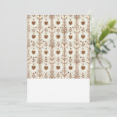 Heartshape Wedding Invitation Card Kaart (Staand voorkant)