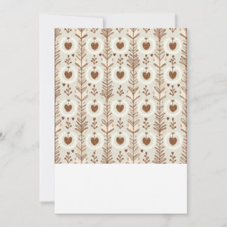 Heartshape Wedding Invitation Card Kaart