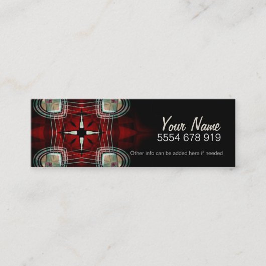 HeartStar-profiel/Visitekaartje Mini Visitekaartje (Voorkant)