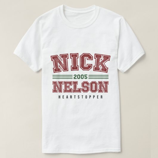 Heartstopper kit connor nick nelson t-shirt (Design voorkant)