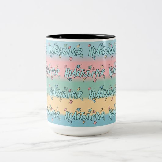 Heartstopper Kleurrijk Tweekleurige Koffiemok (Center)