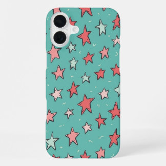 Heartstopper Nick Nelson sterren telefoon blauw iPhone 16 Plus Hoesje