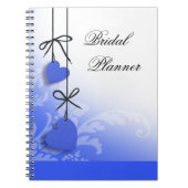 Heartstrings Bridal Planner kobalt Notitieboek (Voorkant)