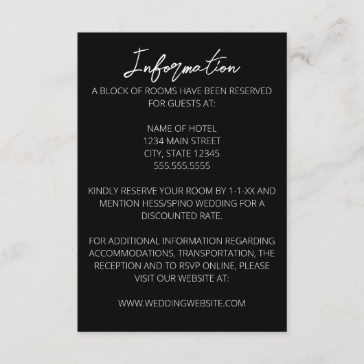 Heartstrings Bruiloft Behuizing Kaart (Voorkant)