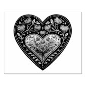 Heartstrings Craft: Gouache Valentijn Hearts Rubberstempel (Afrduk)