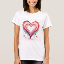 Heartstrings Harmony T-shirt Velentine Day T-shirt