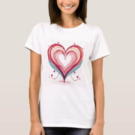 Heartstrings Harmony T-shirt Velentine Day T-shirt