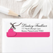 Heartstrings heet roze etiket (Insitu)