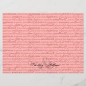 Heartstrings Het menu rood (Achterkant)