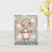 Heartstrings - Lege Notecards Kaart (Gele Bloem)