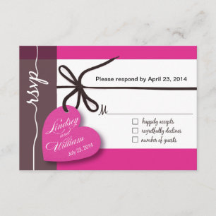 Heartstrings RSVP 1 Response fuschia