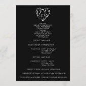 Heartstrings Trouwprogramma Programmakaart (Voorkant)