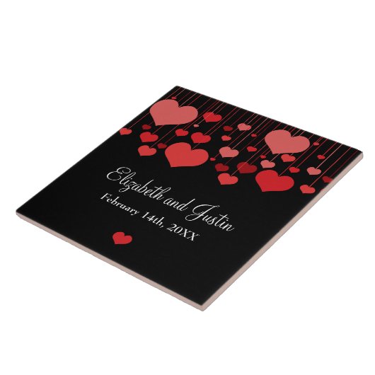 Heartstrings Valentijnse Tegel Tegeltje (Zijkant)