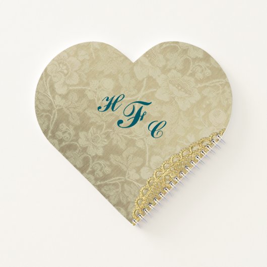 Heartstrings Victoriaans spiraal Notitieboek (Achterkant)