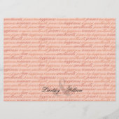 Hearttekenreeksen De binnenste menupagina Menu (Achterkant)