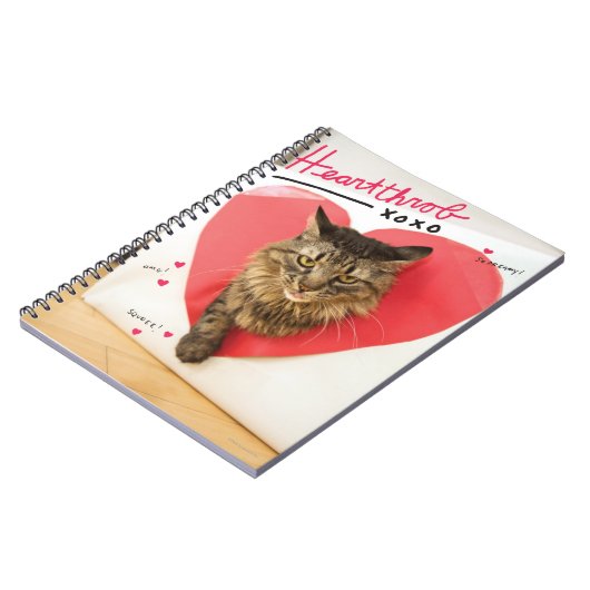 Heartthrob Cat Notitieboek (Linkerzijde)