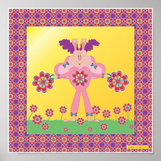 HeartThrob HeartMark HeartButterflies (TM) Poster (Voorkant)