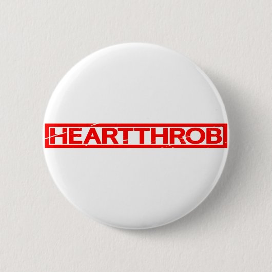 Heartthrob Stamp Ronde Button 5,7 Cm (Voorkant)