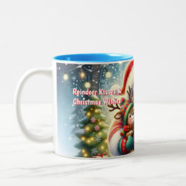 Heartwarming Christmas Coffee Cup Tweekleurige Koffiemok