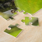 Heartwarming Cute Bushtits Songbird Family Foto Legpuzzel (Zijkant)