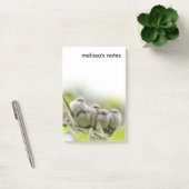 Heartwarming Cute Bushtits Songbird Family Foto Post-it® Notes (Kantoor)