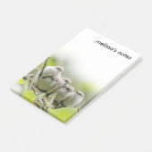 Heartwarming Cute Bushtits Songbird Family Foto Post-it® Notes (Schuin)