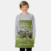 Heartwarming Cute Bushtits Songbird Family Foto Schort (Gedragen)