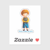 Heartwarming Feline Sticker (Vel)