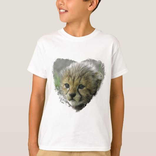 Hearty Cheetah kitten T-shirt (Voorkant)