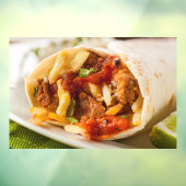 Hearty Chorizo Breakfast Burrito Mexican Food Pic Raamsticker (Vel 3)