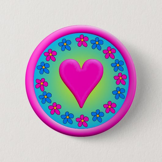 Hearty Fact Ronde Button 5,7 Cm (Voorkant)