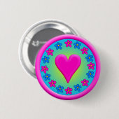 Hearty Fact Ronde Button 5,7 Cm (Voorkant /achterkant)