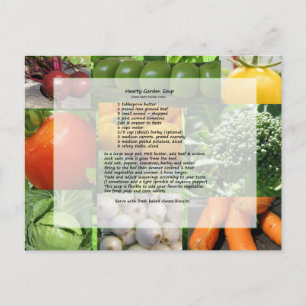 Hearty Garden Soup Recipe Briefkaart