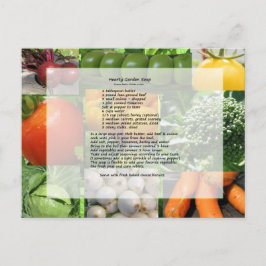 Hearty Garden Soup Recipe Briefkaart