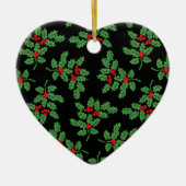 Hearty kerstgroet! keramisch ornament (Voorkant)