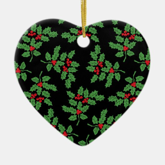 Hearty kerstgroet! keramisch ornament (Voorkant)
