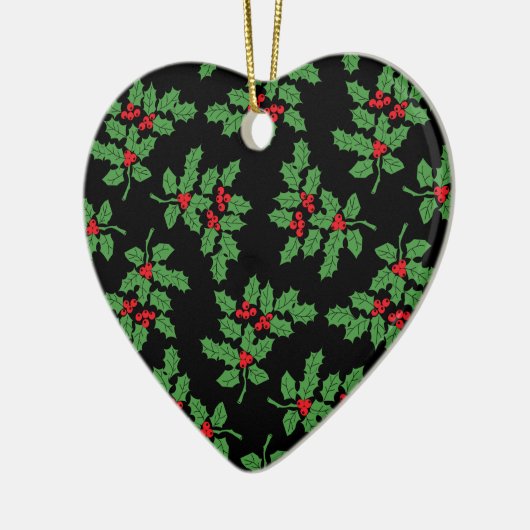Hearty kerstgroet! keramisch ornament (Links)