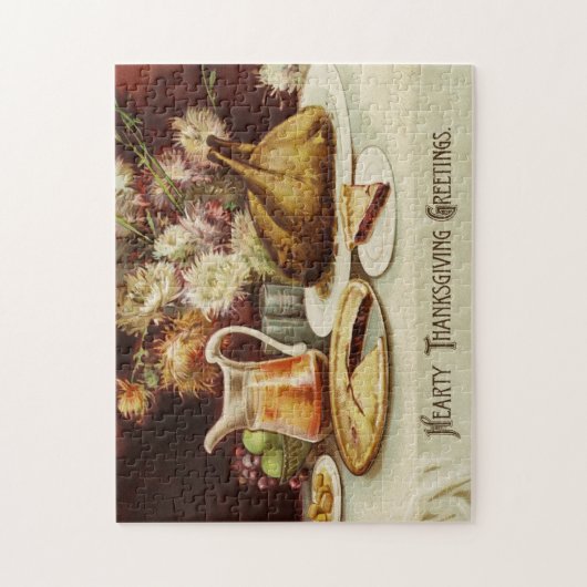 Hearty Thanksgiving Dinner Legpuzzel (Verticaal)