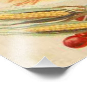 Hearty Thanksgiving Greetings  Foto afdrukken (Hoek)